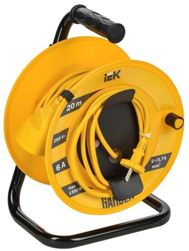 Удлинитель на катушке 1х20м Garden УК20 2P 2х0.75кв.мм IEK GD-KP40-06-01-20 1790134 - фото 16748351