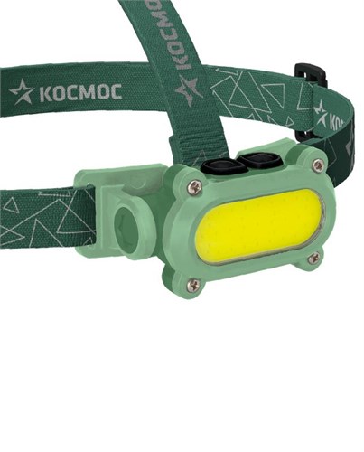 Фонарь аккумуляторный налобный 7Вт COB LED+красн. Li-ion 18650 1200мА.ч корпус ABS-пластик USB-шнур type C регулируемый эласт. ремешок КОСМОС KOC503Lit 1774754 - фото 16748408