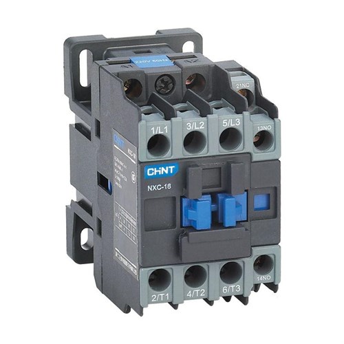 Контактор NXC-18 18А кат. 220В AC 1НО+1НЗ AC-3 (R) CHINT 836904 1611413 - фото 16748836