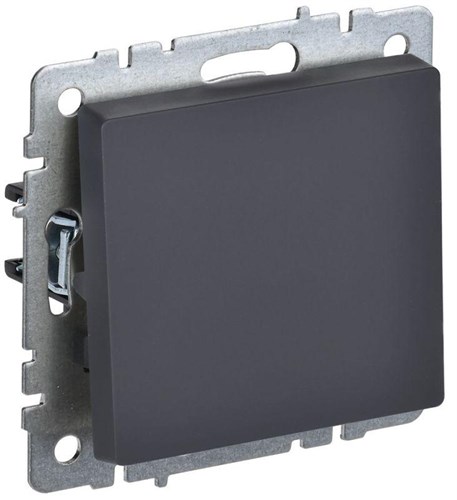 Выключатель 1-кл. СП BRITE ВС10-1-0-БрГ 10А механизм графит IEK BR-V10-0-10-K53 1617227 - фото 16748850