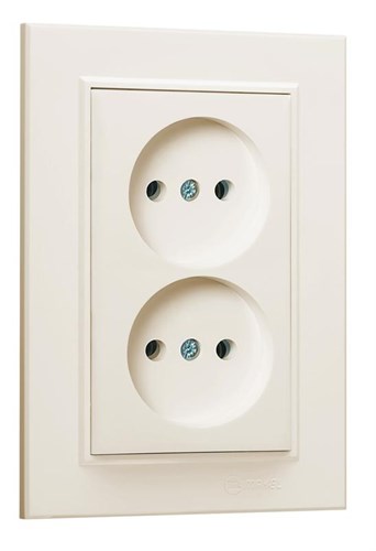 Розетка 2-м СП Karea 10А IP20 б/з крем. Makel 56010017 1589860 - фото 16749012