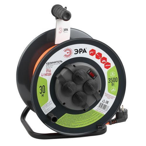 Удлинитель на метал. катушке 4х30м с заземл. 16А IP44 RMx-4es-3х1.5-30m-IP44 ПВС 3х1.5 Эра Б0046850 1438214 - фото 16749219