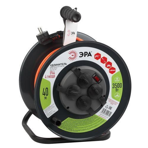 Удлинитель на метал. катушке 4х40м с заземл. 16А IP44 RMx-4es-3х1.5-40m-IP44 ПВС 3х1.5 Эра Б0046851 1428698 - фото 16749231