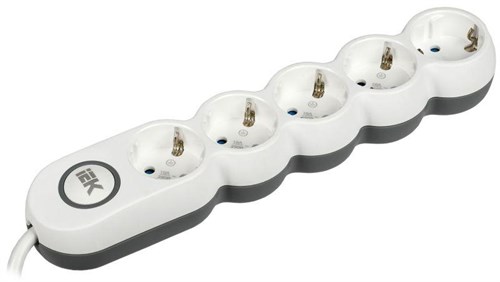 Удлинитель 5х5м с заземл. 16А IP20 Uno У05В 2P+PE 250В 3х1.5 IEK WYP53-16-05-05-ZK 1383740 - фото 16749271