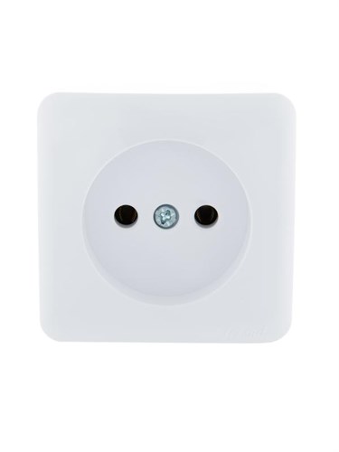 Розетка 1-м ОП Viola 16А IP20 без заземл. бел. LEZARD 751-0200-121 536577 - фото 16749436