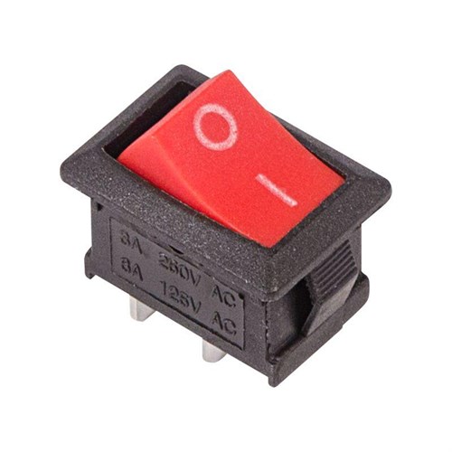 Выключатель клавишный 250В 6А (2с) ON-OFF красн. Mini (RWB-201 SC-768) Rexant 36-2111 499594 - фото 16749600