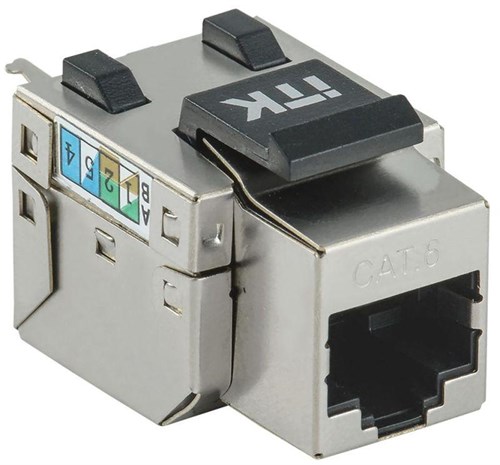 Модуль Keystone Jack кат.6 FTP 110 IDC 90 град. розет. ITK CS1-1C06F-11 1275916 - фото 16749663
