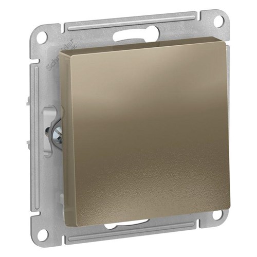 Выключатель 1-кл. СП AtlasDesign 10А IP20 (сх. 1) 10AX механизм шампань SE ATN000511 1240311 - фото 16749777
