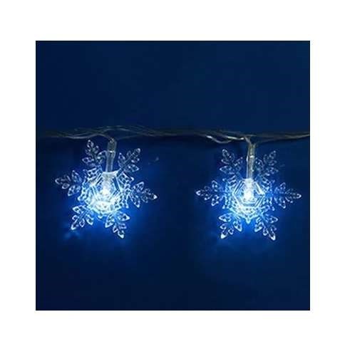 Гирлянда светодиодная «Снежинки-1» ULD-S0700-050/DTA WHITE IP20 SNOWFLAKES-1 с контроллером 50LED (дл.7м) Uniel 7930 440099 - фото 16749849