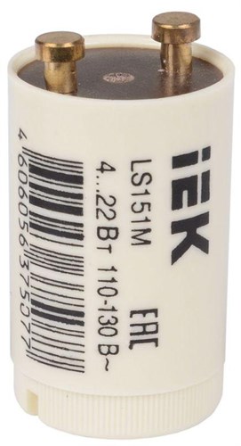 Стартер LS151M 4...22Вт 110-130В IEK LLD151-LS-22 316753 - фото 16750413