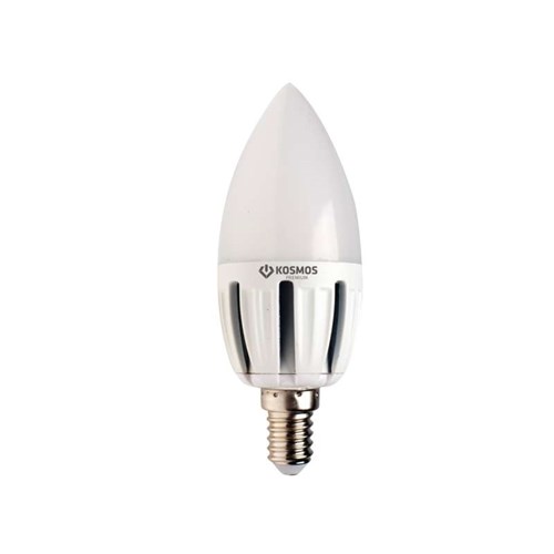Лампа светодиодная KOSMOS premium 5Вт свеча 3000К E27 230В КОСМОС KLED5wCN230vE2727 277369 - фото 16750450