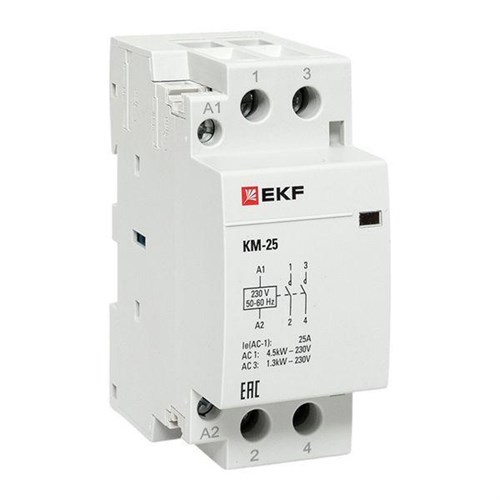 Контактор модульный КМ 25А 2NО (2 мод.) EKF km-2-25-20 276244 - фото 16750454