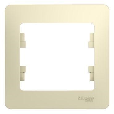 Рамка 1-м Glossa беж. SE GSL000201 275175 - фото 16750459