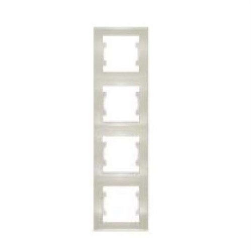 Рамка 4-м Бриллиант верт. сл. кость UNIVersal 7948714 1062120 - фото 16750555