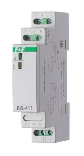 Реле импульсное BIS-411 (230В 16А 1Р монтаж на DIN-рейке 35мм) F&F EA01.005.001 271279 - фото 16750619
