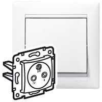 Розетка телевизионная оконечная TV/FM/SAT СП Valena 10дБ механизм бел. (DIY-упак.) Leg 694277 265960 - фото 16750642