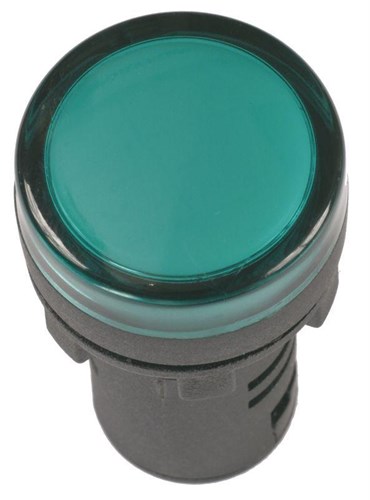 Лампа светосигнальная AD16DS d16мм 24В AC/DC зел. IEK BLS10-ADDS-024-K06-16 146801 - фото 16750778