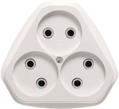 Розетка 3-м СП РС10-394 10А IP20 бел. Кунцево 5928 553 - фото 16751324