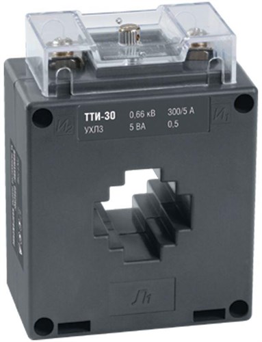 Трансформатор тока ТТИ-30 300/5А кл. точн. 0.5 5В.А IEK ITT20-2-05-0300 67842 - фото 16751347