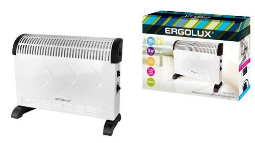 Тепловентилятор ELX-СH01-C01 220-240В 750/1250/2000Вт бел. Ergolux 14544 1751911 - фото 16751436