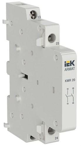Контакт дополнительный для KMR 2НО ARMAT IEK AR-AUX-SCR-20-240-415 1816530 - фото 16752103