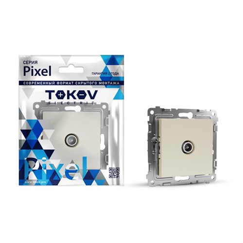 Коннектор TV СП Pixel механизм беж. TOKOV ELECTRIC TKE-PX-A1C-C02 1792244 - фото 16752309