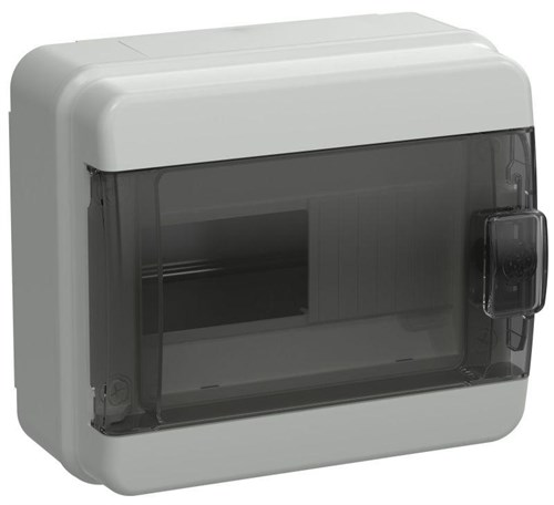 Корпус пластиковый КМПн-8 IP65 черн. прозр. дверь TEKFOR IEK TF5-KP72-N-08-65-K03-K02 1792001 - фото 16752316