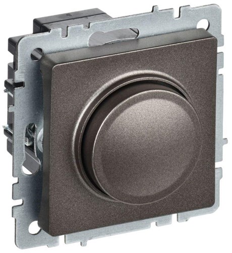 Светорегулятор СП BRITE пов-наж. 600Вт СС10-1-0-БрТБ механизм бронза IEK BR-D20-0600-K45 1701819 - фото 16752529