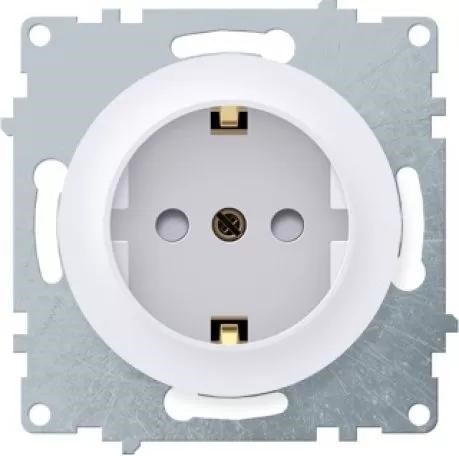 Розетка 1-м СП Florence 16А IP20 с заземл. защ. шторки винтов. клеммы механизм бел. (1E10101300) OneKeyElectro 2172764 1656660 - фото 16752718