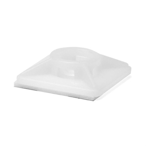 База монтажная самокл. для двух хомутов 19х19 бел. (уп.100шт) DKC 25467SR 1627995 - фото 16752810