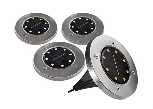 Светильник светодиодный SLR-S14 8SMD грунтовый IP44 корпус нерж. сталь солнечная батарея (уп.4шт) ФАZА 5041011 1623605 - фото 16752813