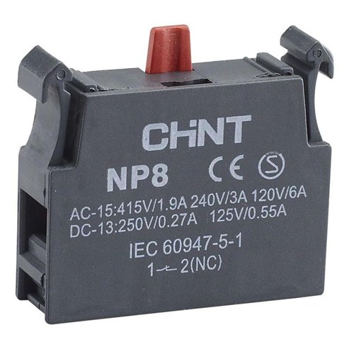 Блок контактный 1НЗ для NP8 (R) CHINT 669999 1611989 - фото 16752870