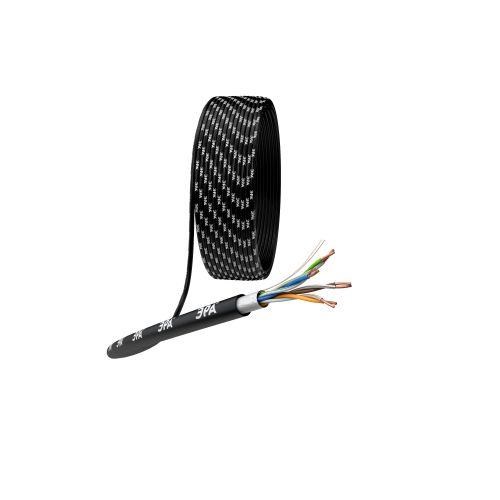 Кабель витая пара F/UTP кат.5E 4х2х24AWG solid CU PE Outdoor черн. (м) Эра Б0044689 1408263 - фото 16753171