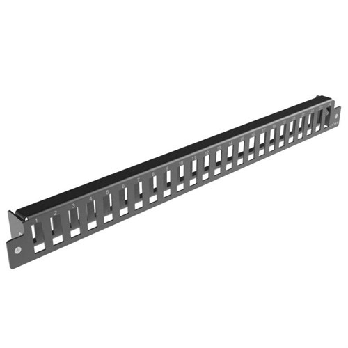 Панель лицевая для установки 24 адаптеров LC-Quad/SC-Duplex 1U черн. DKC RNFP24DSCQLC 1402485 - фото 16753293