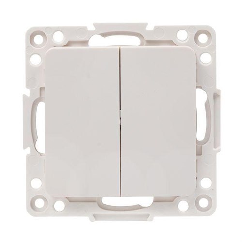 Выключатель 2-кл. Стокгольм 10А механизм бел. PROxima EKF EYV10-123-10 1396228 - фото 16753305
