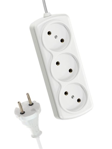 Удлинитель 3х3м 6А IP20 ШВВП 2х0.75 КОСМОС YKsm3m-3g(6A)E 569676 - фото 16753311