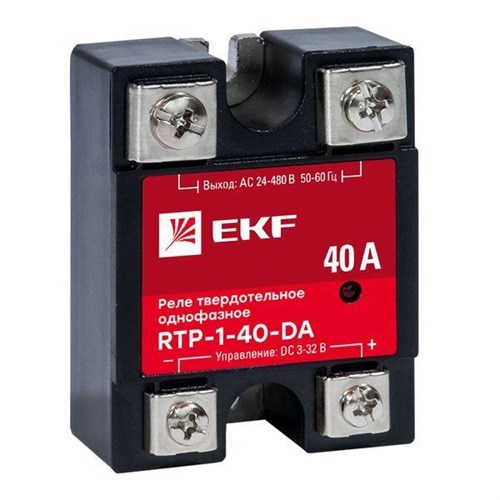 Реле твердотельное однофазное RTP-40-DA PROxima EKF rtp-1-40-da 1318500 - фото 16753522