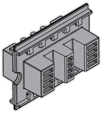 Держатель шины медной L=75мм (уп.24шт) ABB 1STQ007427A0000 336714 - фото 16754452