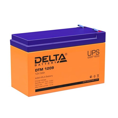 Аккумулятор UPS 12В 9А.ч Delta DTM 1209 321646 - фото 16754478