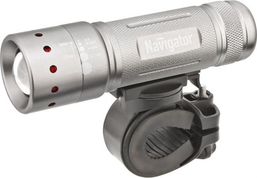 Фонарь 94 964 NPT-B01-3AAA велосипедный 2 крепл. CREE 1LEDх5Вт фокус блист. Navigator 94964 277947 - фото 16754506