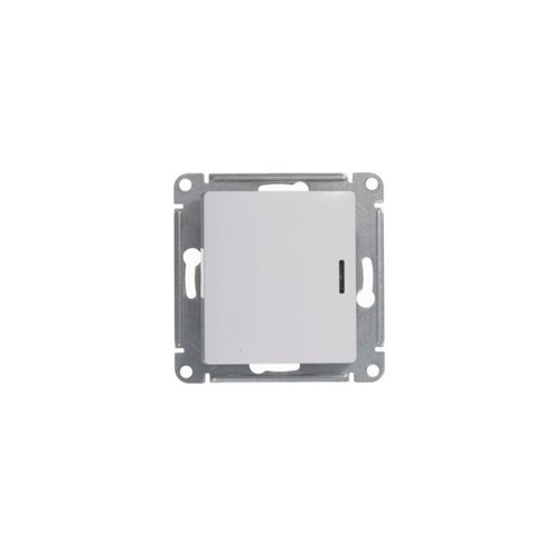 Переключатель проходной 1-кл. СП Glossa 10А IP20 (сх. 6а) 10AX с подсветкой механизм бел. SE GSL000163 275162 - фото 16754510