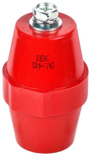 Изолятор SM76 (М10) силовой с болтом IEK YIS11-76-25-B 1036024 - фото 16754627
