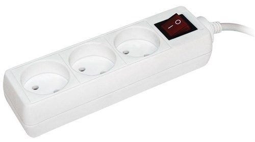 Удлинитель 3х3м без заземл. 10А IP20 УЗК 2P 250В ПВС 2х0.75 с выкл. IEK WYP10-06-03-03-K-N 272341 - фото 16754633