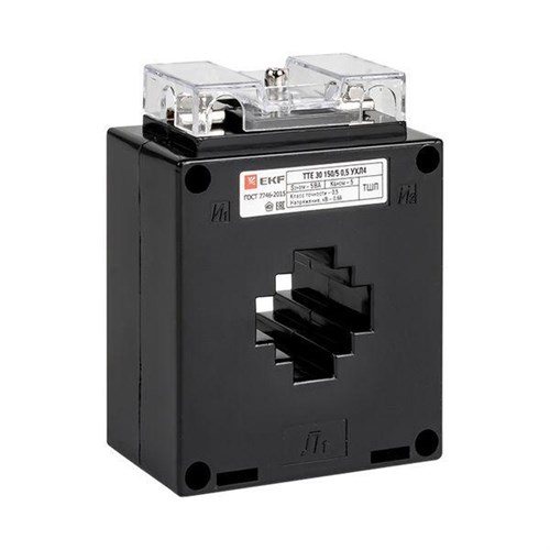 Трансформатор тока ТТЕ 30 150/5А кл. точн. 0.5 5В.А EKF tte-30-150/tc-30-150 99691 - фото 16755205