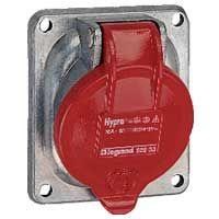 Розетка Hypra 16А 380/415В 3К+Н+З IP44 Leg 052234 289616 - фото 16755707