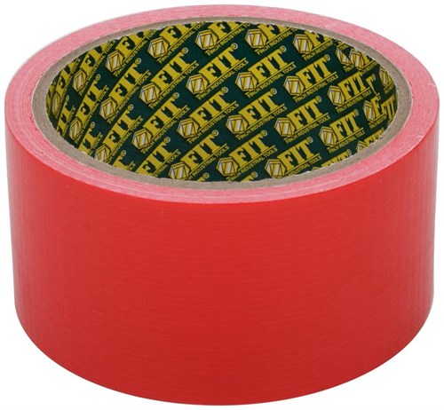 Лента клейкая универсальная армированная "Ductape" 48ммх10м красн. FIT 11772 1909784 - фото 16755894
