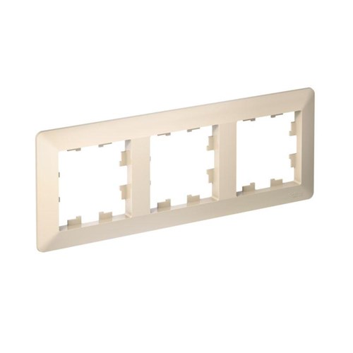 Рамка 3-м AtlasDesign Air беж./дым. бел. SE ATN220203 1932472 - фото 16755929