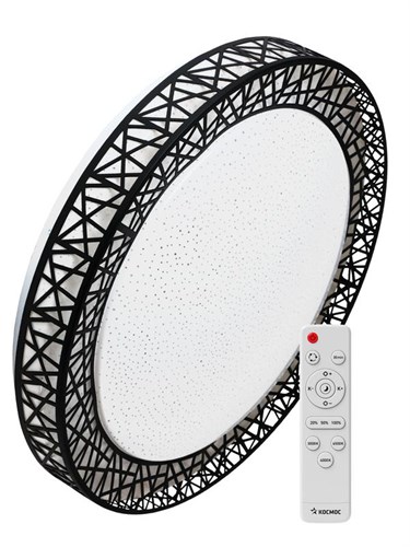 Светильник светодиодный PREMIUM Loft-B 120Вт 230В 3000-6500К 9600лм IP40 490х100мм настенно-потолоч. управляемый с пультом ДУ КОСМОС KSLofB120W 1851201 - фото 16756019