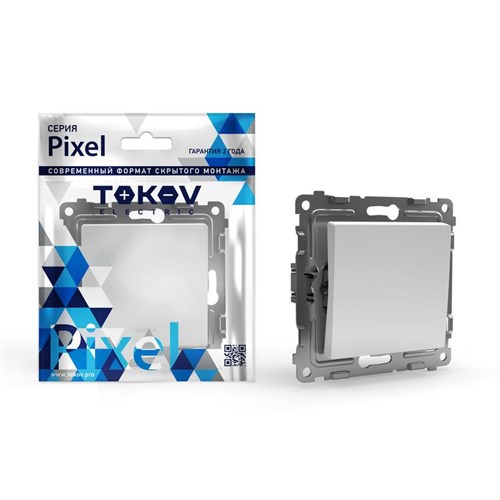 Выключатель 1-кл. СП Pixel 10А IP20 механизм бел. TOKOV ELECTRIC TKE-PX-V1-C01 1791354 - фото 16756309