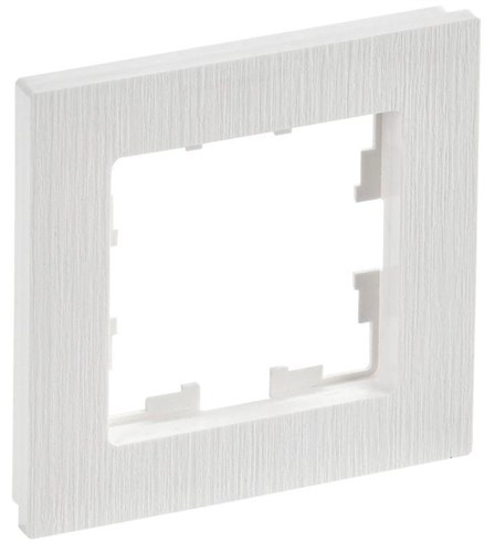 Рамка 1-м BRITE РУ-1-Бр бел. рифленый IEK BR-M12-51-K01 1766132 - фото 16756457
